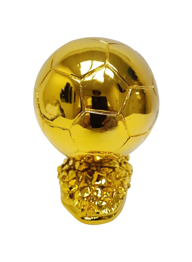 جائزة الكرة الذهبية التذكارية للبطل واللاعب الأفضل في العالم حصل على جائزة أفضل مهاجم كأس العالم نسخة منحوتة من الراتنج تحف صناعية هدايا تذكارية - Image 2